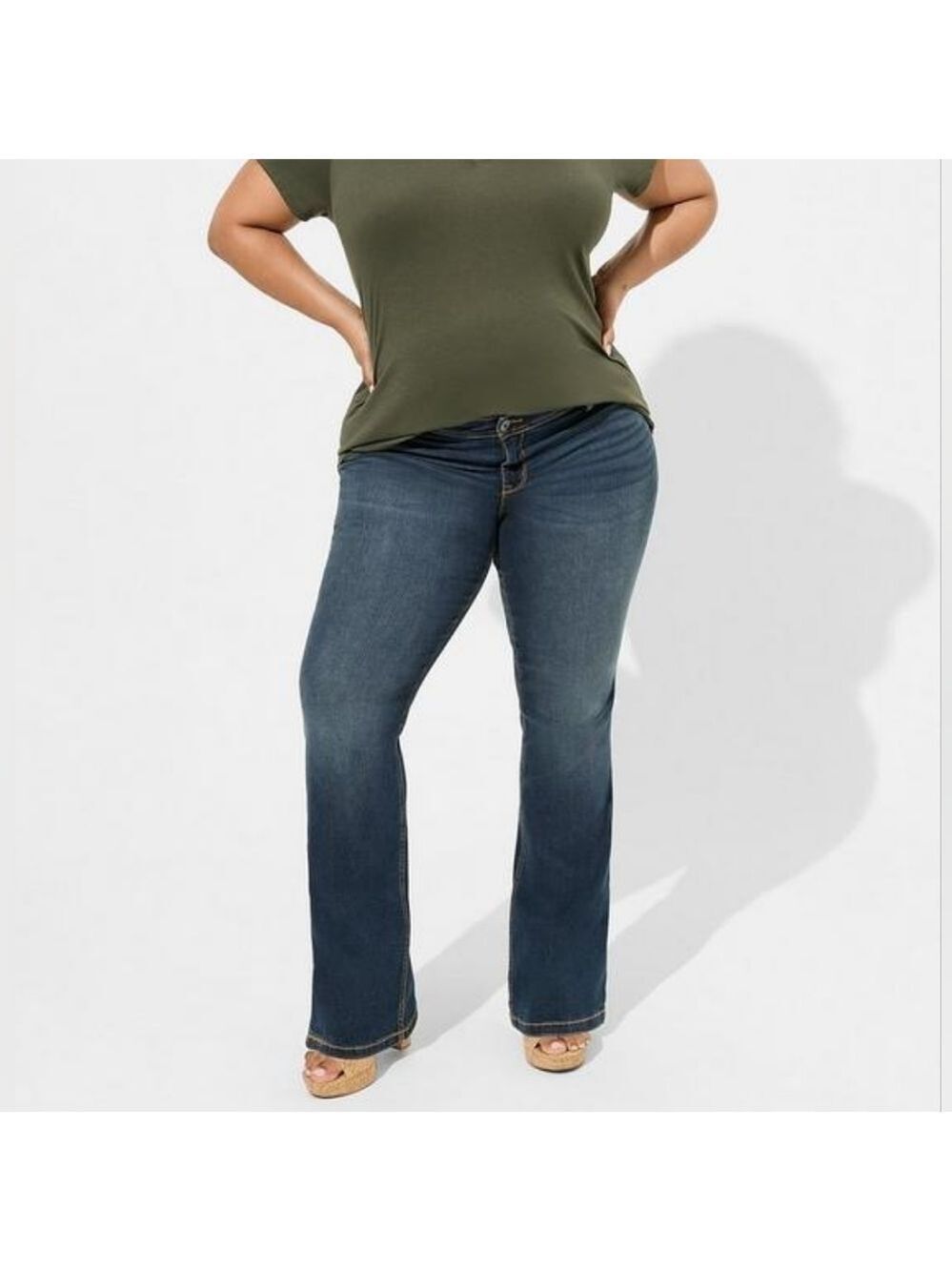 20 - Torrid | Luxe Slim Boot Jean - Super Stretch Medium Wash